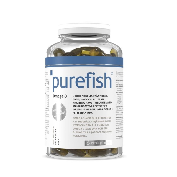 Purefish Kosttillskott med Omega-3 180 st