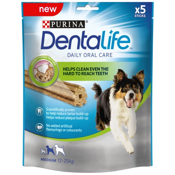 Purina DentaLife Medium 12-25 kg 5 st