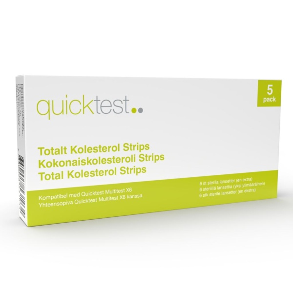 Quicktest X6 Refill Kolesterolstrips 5 st