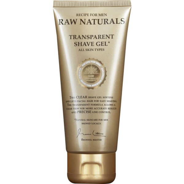 Raw Naturals Transparent Shaving Gel 100 ml