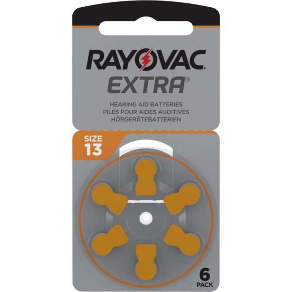Rayovac Extra Stl13 Orange 6st