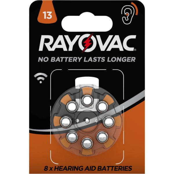 Rayovac Hearing aid batteries PR48 8 st