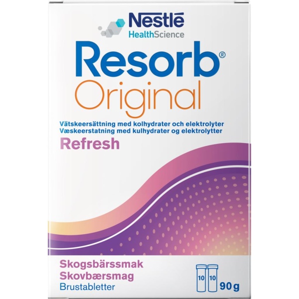 Resorb Original Refresh Vätskeersättning Skogsbär 90 g