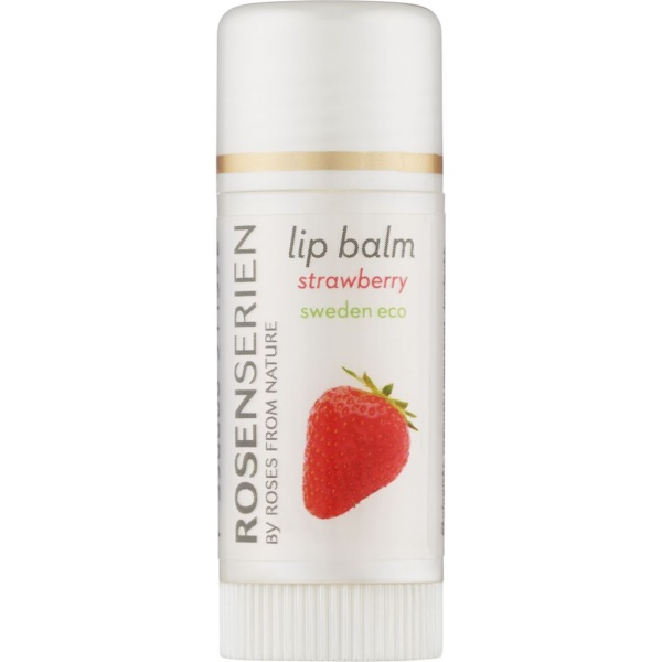 Rosenserien Lip Balm Jordgubb 7,5 ml
