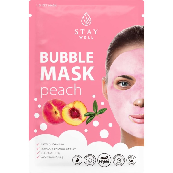 STAY Well Deep Cleansing Bubble Mask Peach 1 st