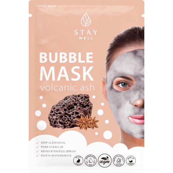 STAY Well Deep Cleansing Bubble Mask Volcanic 1 st