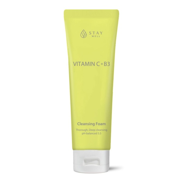 STAY Well Vitamin C +B3 Cleansing Foam 130 ml