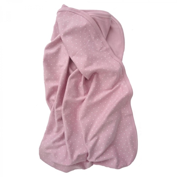SUMMERVILLE organic Babyfilt EKO Soft Pink Dotty 1 st