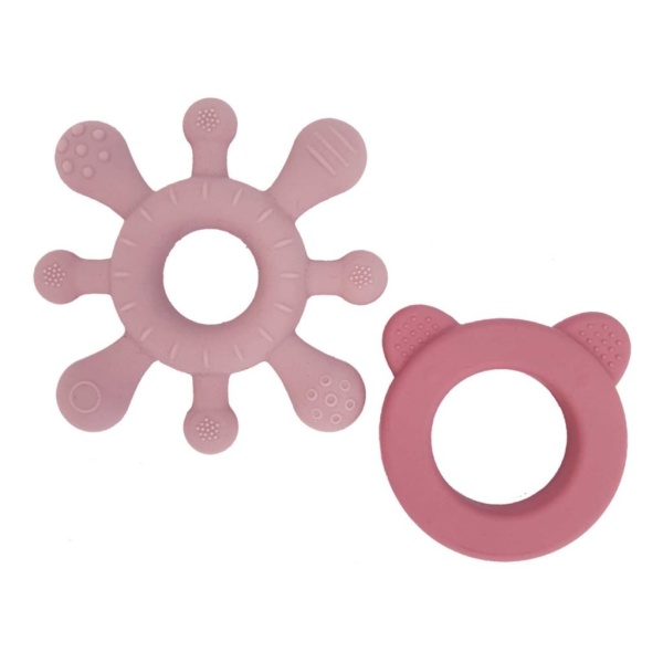 SUMMERVILLE organic Skallra & Bitring Rose-Mauve 1 set