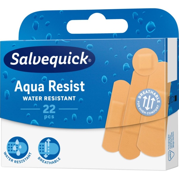Salvequick Aqua resist míx 22 st