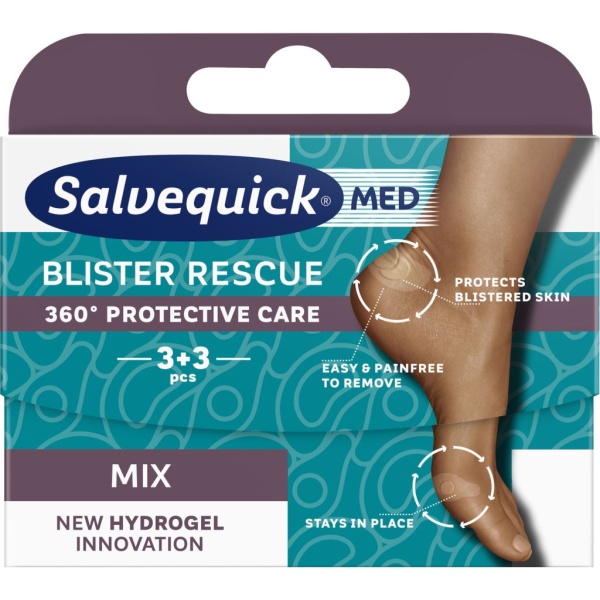 Salvequick MED Blister Rescue Mix 6 st