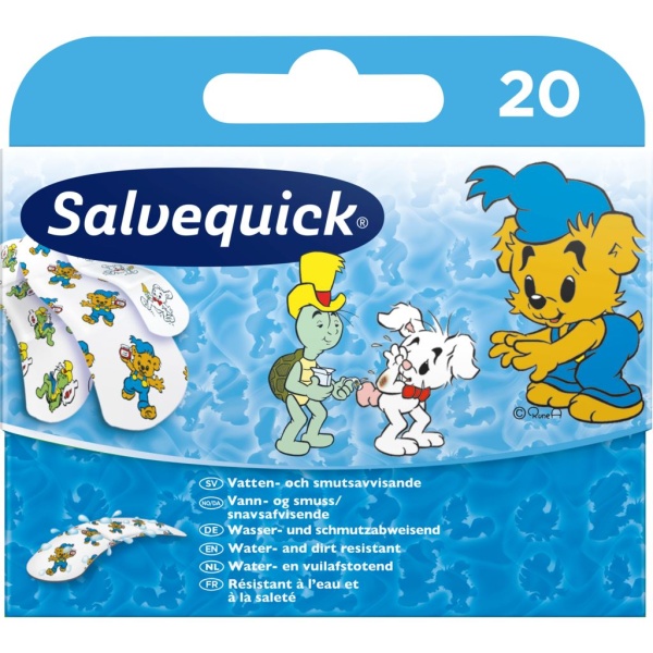 Salvequick Plåster med Bamse