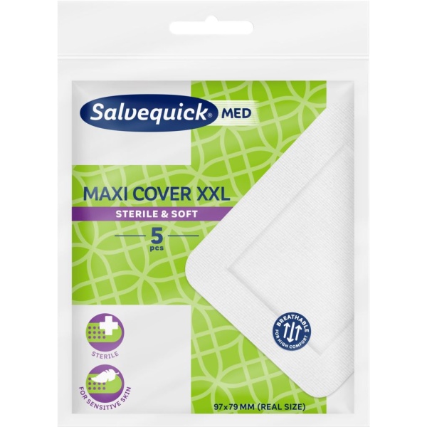 Salvequick Plåster med maxi cover XXL 5 st