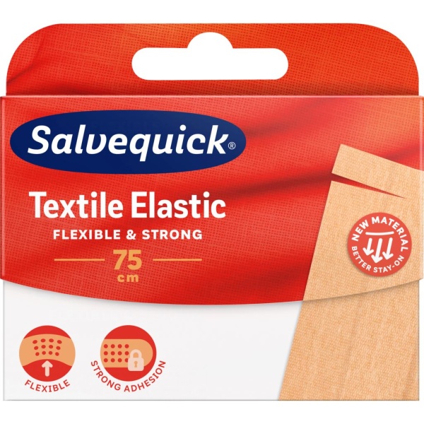 Salvequick Plåster textil längd 75 cm