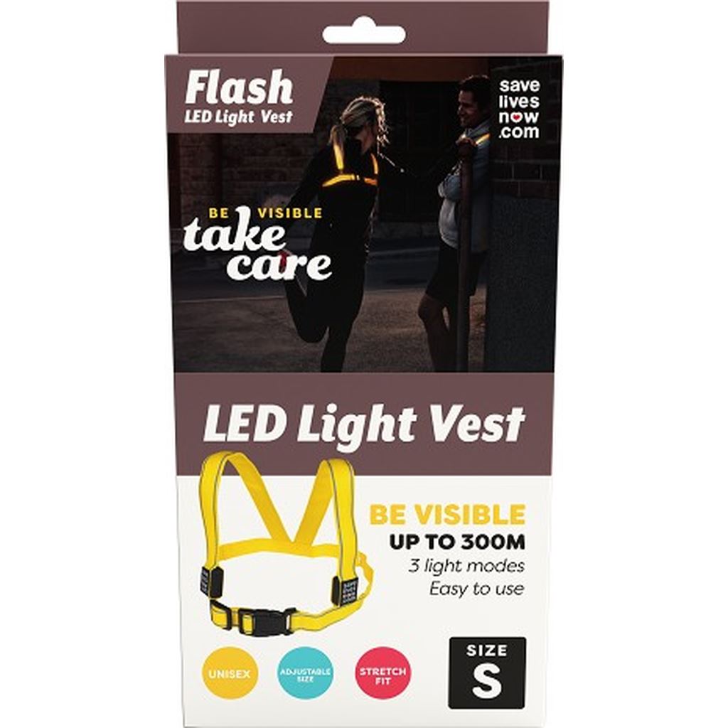 Save Lives Now Flash LED Light Vest Vuxen S 1 st