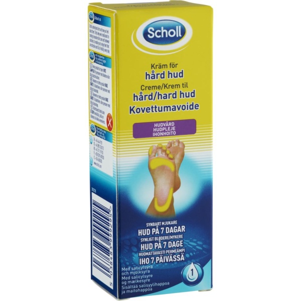 Scholl Återfuktande Kräm För Hård Hud 60 ml