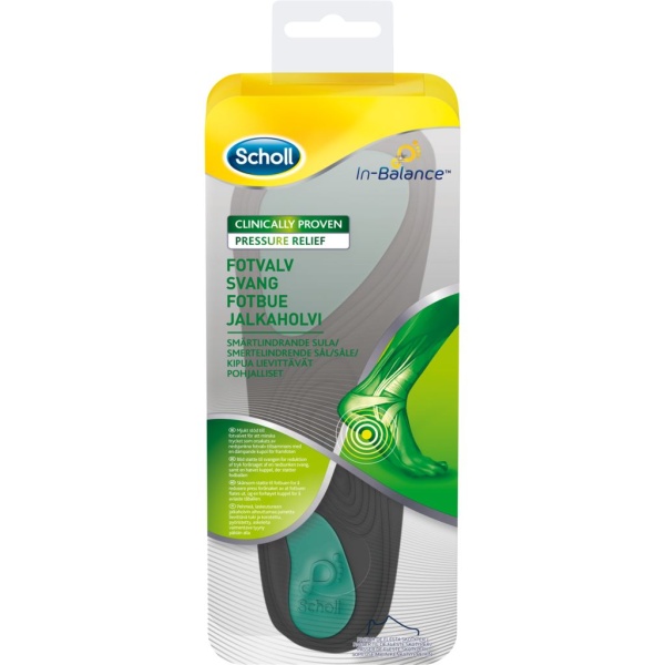 Scholl In-Balance Innersula Fotvalv Stl S 1 par