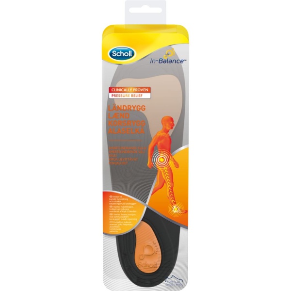 Scholl In-Balance Innersula Ländrygg Stl S 1 par