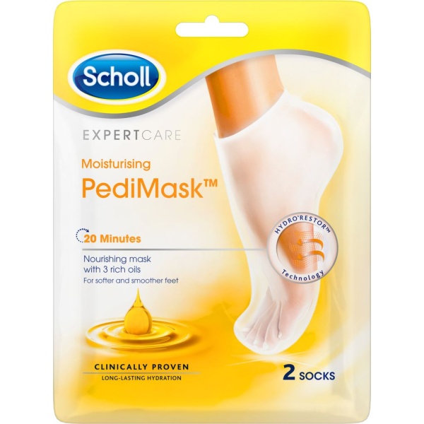 Scholl Mjukgörande Fotmask Med Olja 2 st