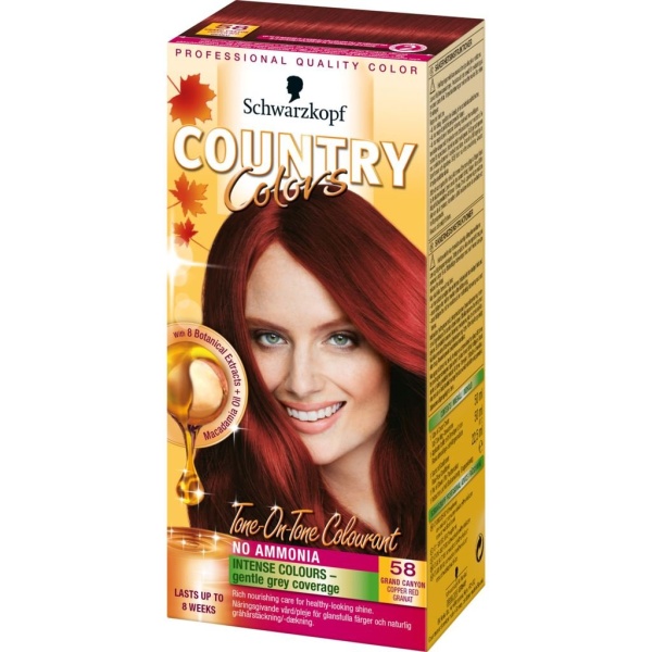 Schwarzkopf Country Colors Intensivtoning 58 Grand Canyon 123 ml