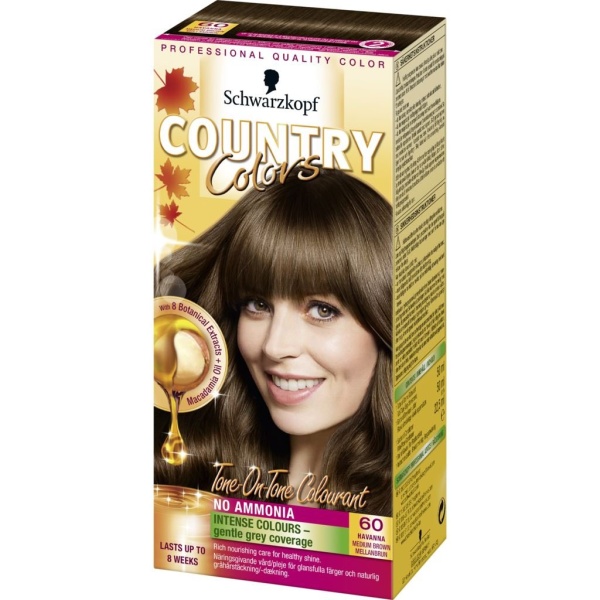 Schwarzkopf Country Colors Intensivtoning 60 Havanna 123 ml