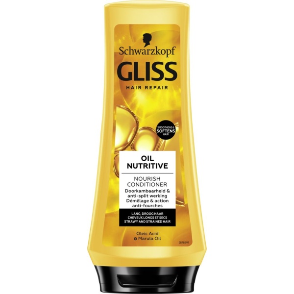 Schwarzkopf Gliss Hair Repair Oil Nutritive Nourish Conditioner 200 ml