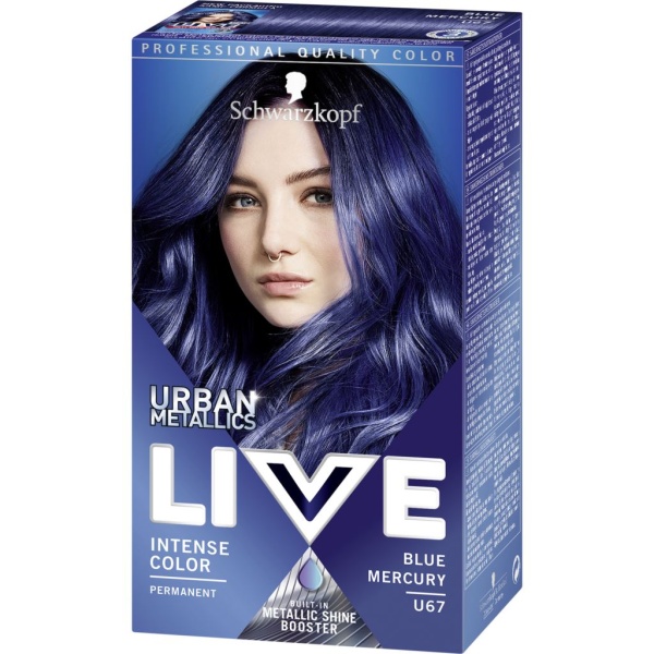 Schwarzkopf LIVE Intense Color U67 Blue Mercury