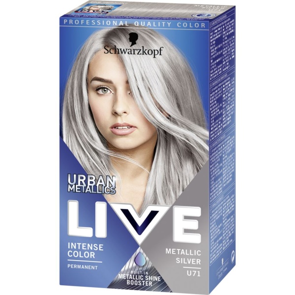 Schwarzkopf LIVE Intense Color U71 Metallic Silver