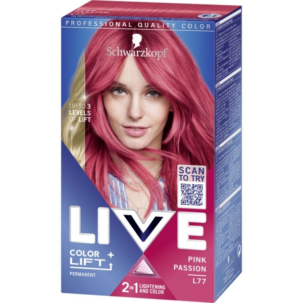 Schwarzkopf LIVE L77 Pink Passion 1 st