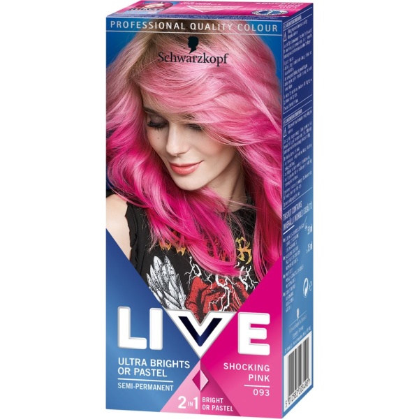 Schwarzkopf LIVE Ultra Bright Or Pastell 093 Shocking Pink