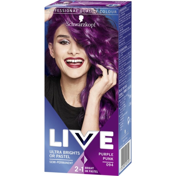 Schwarzkopf LIVE Ultra Bright Or Pastell 094 Purple Punk