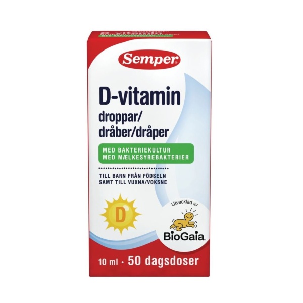 Semper D-vitamin droppar 10 ml