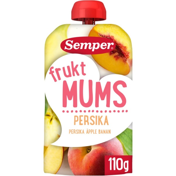Semper Fruktmums Persika 110 g