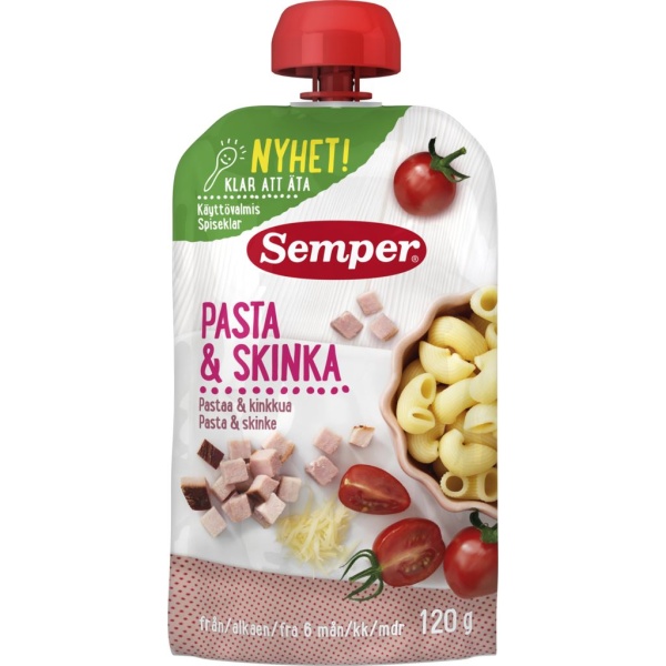Semper Pasta & Skinka 120 g