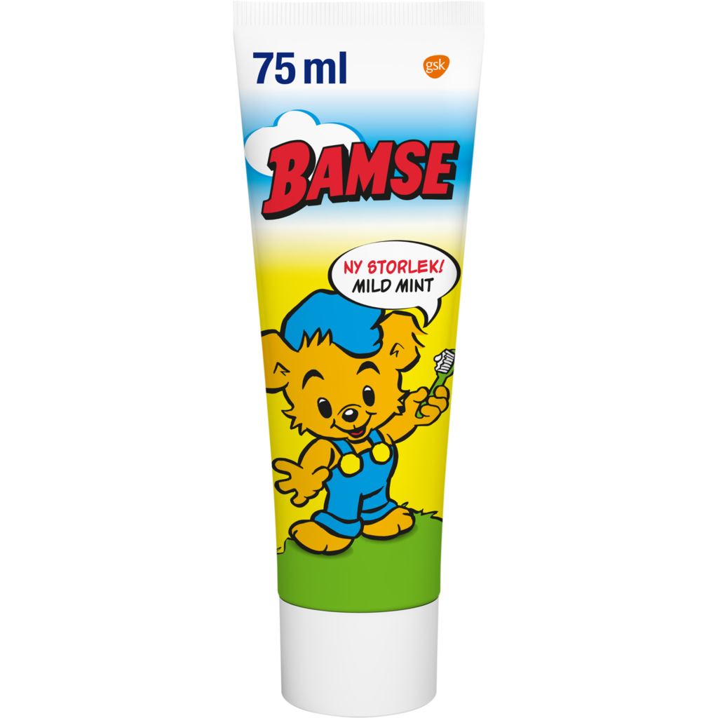 Sensodyne Bamse barntandkräm utvecklad för barns tänder 75 ml