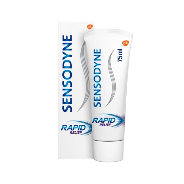 Sensodyne Rapid Relief tandkräm mot ilningar i tänderna 75 ml