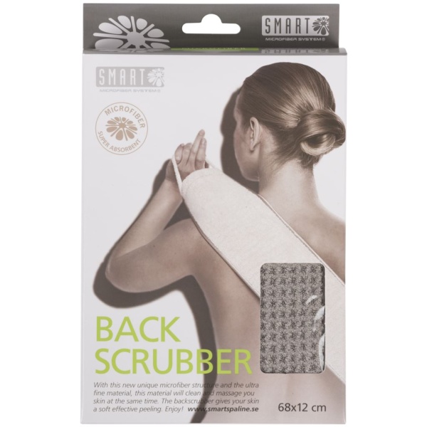 Smart Microfiber Back Scrubber Grå
