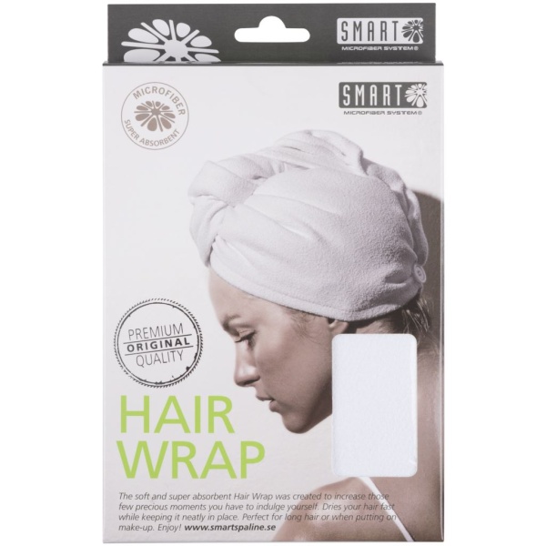 Smart Microfiber Hair Wrap Premium Vit 1 st