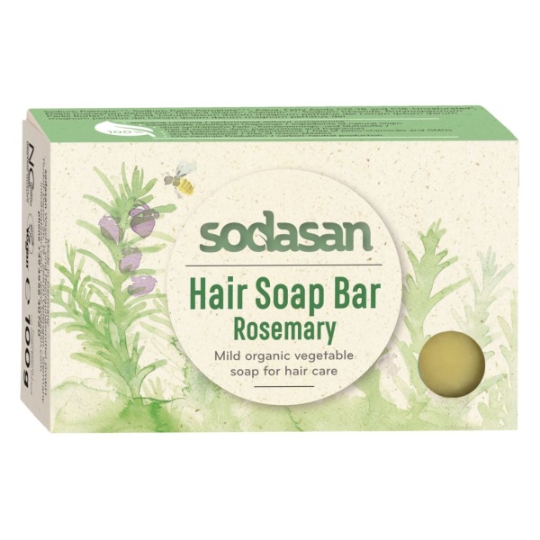 Sodasan Hair Soap Bar Rosemary 100 g