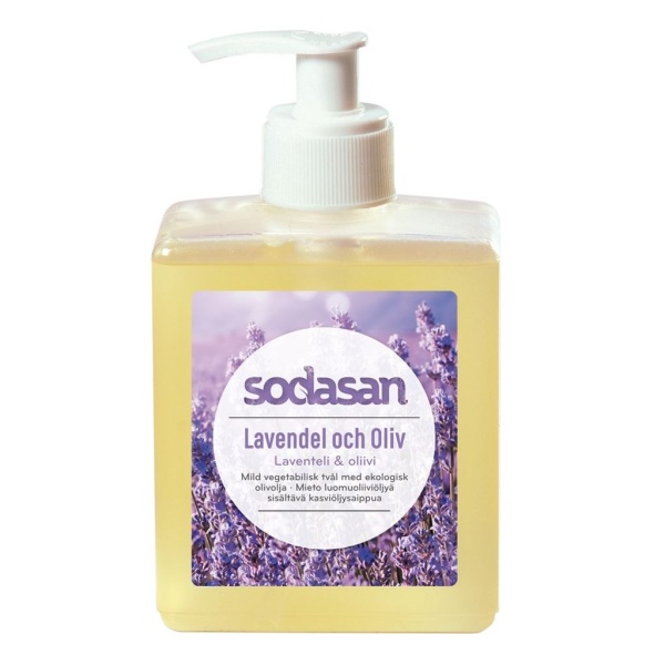 Sodasan Lavendel & Oliv Flytande Tvål 300 ml