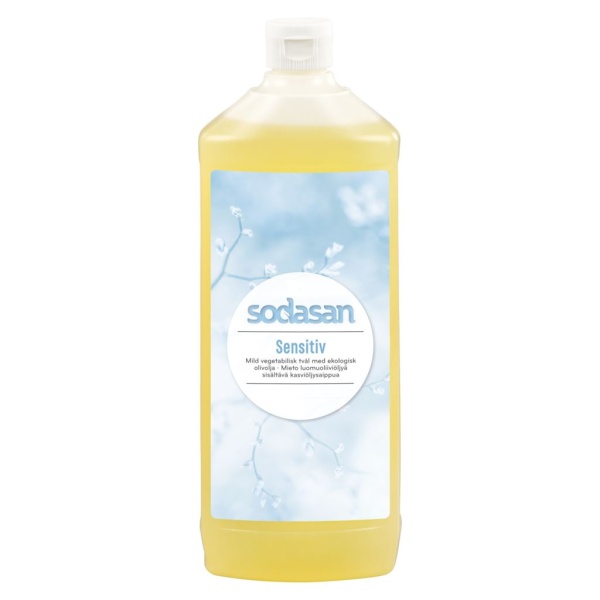Sodasan Sensitive Flytande Tvål 1 liter