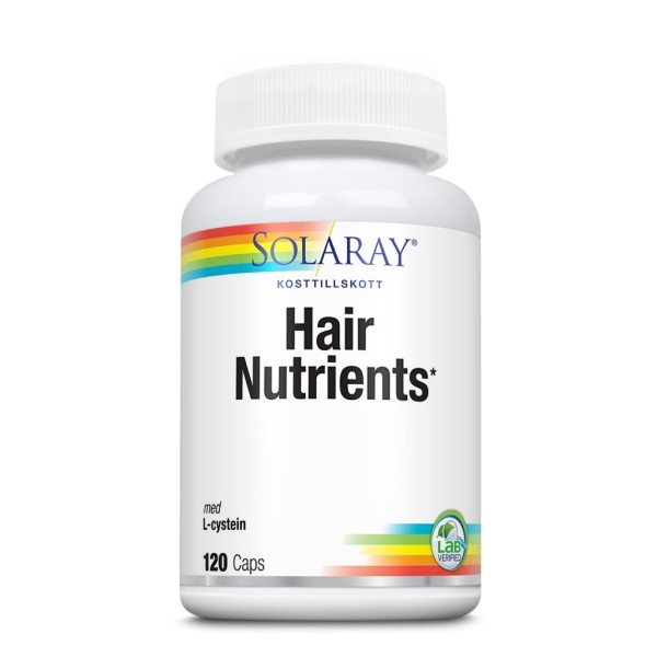 Solaray Hair Nutrients 120 kapslar