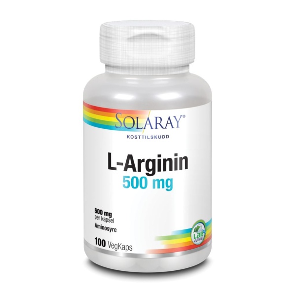 Solaray L-Arginin 100 kapslar