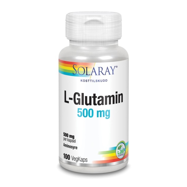 Solaray L-Glutamin 100 kapslar