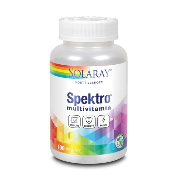 Solaray Spektro Multivitamin 100 kapslar