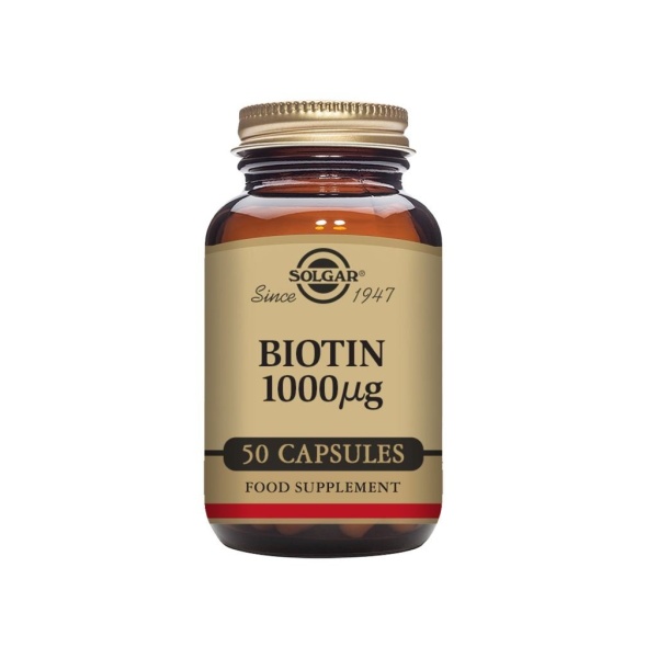 Solgar Biotin 1000µg 50 kapslar