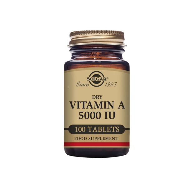 Solgar Vitamin A 5000IE 100 tabletter