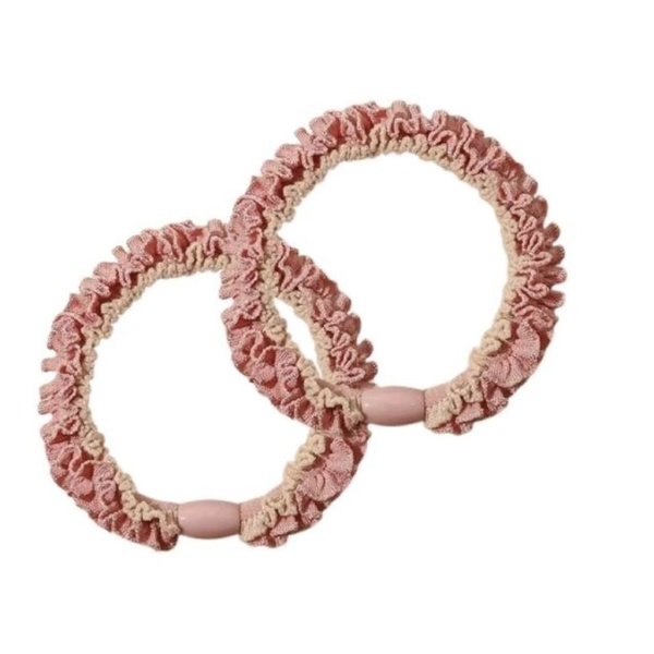 Stella Details Wilma Hårsnoddar Rosa 2 st