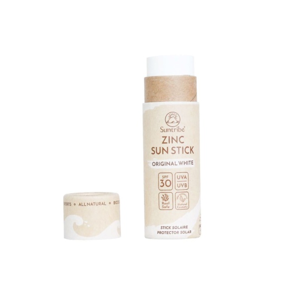 Suntribe All Natural Sport Zinc Stick SPF30 Original White 30g