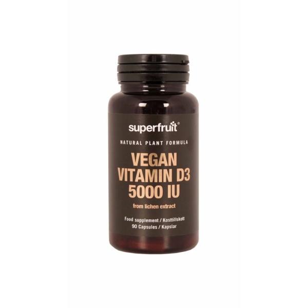 Superfruit Vegan Vitamin D3 5000 IE 90 kapslar